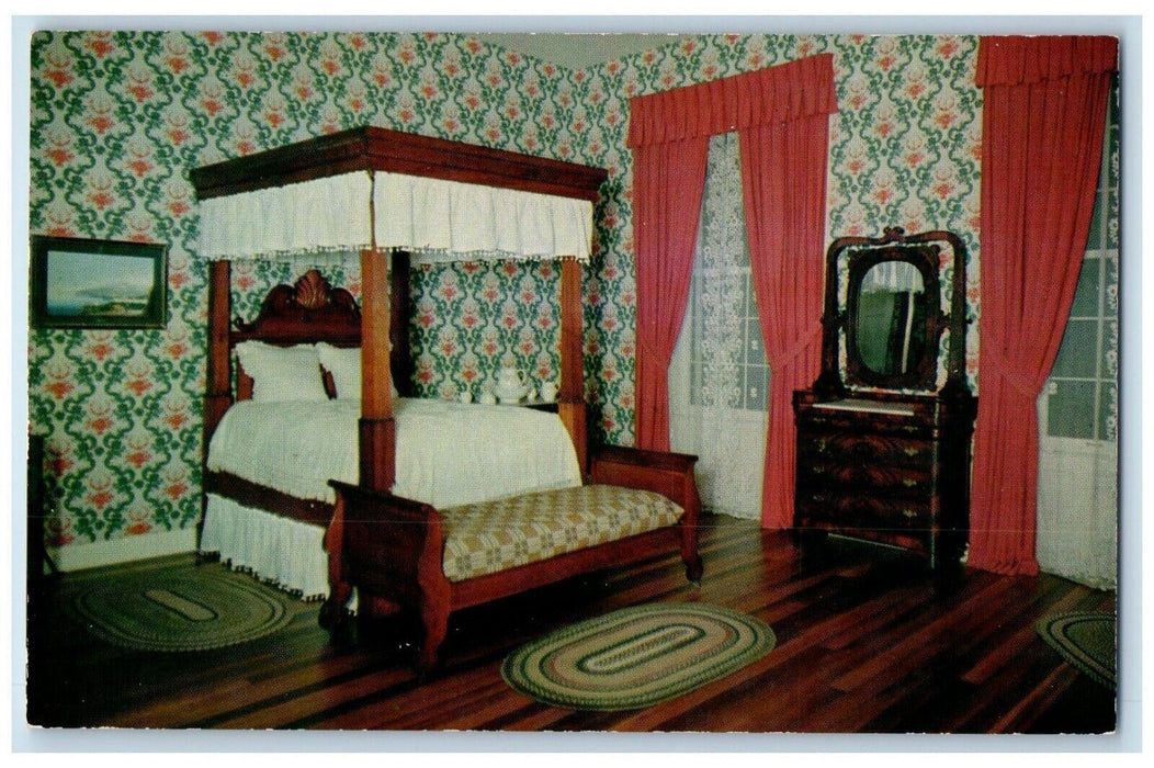 Bedroom Of Judge John Rowan Old Kentucky Home State Shrine Bardstown KY Postcard