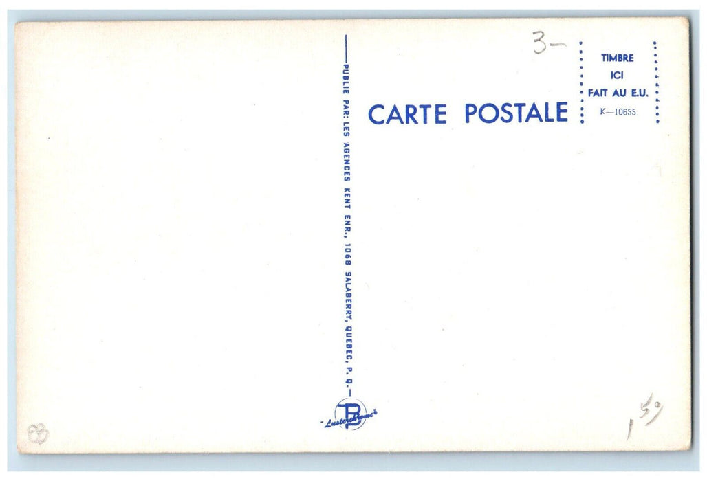 Canada Steamship Lines St. Lawrence Restaurant Paquet St-Romuald Quebec Postcard