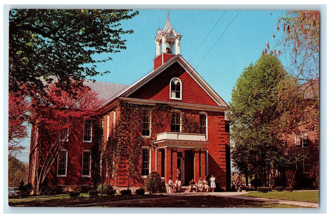 c1950's Memorial Hall, Bridgewater College, Bridgewater Virginia VA Postcard