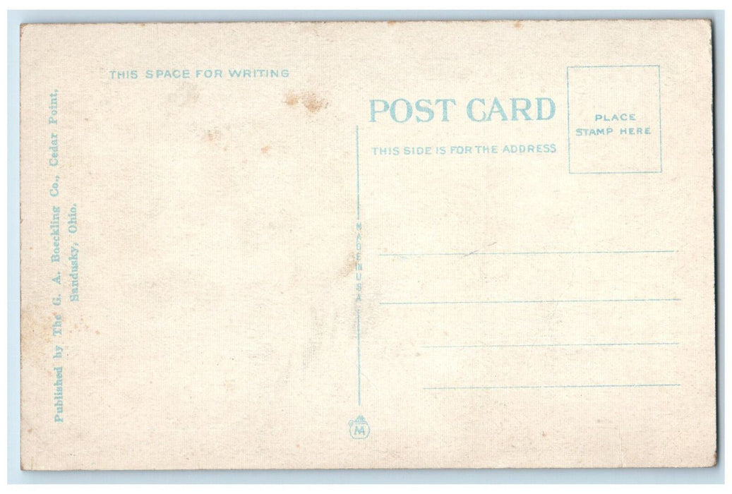 c1920's Administration Building, Cedar Point-on-Lake Erie OH Unposted Postcard