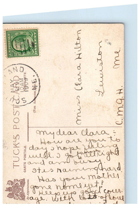 1909 New Spring and Bottling Houses Poland Springs South Poland ME Tuck Postcard