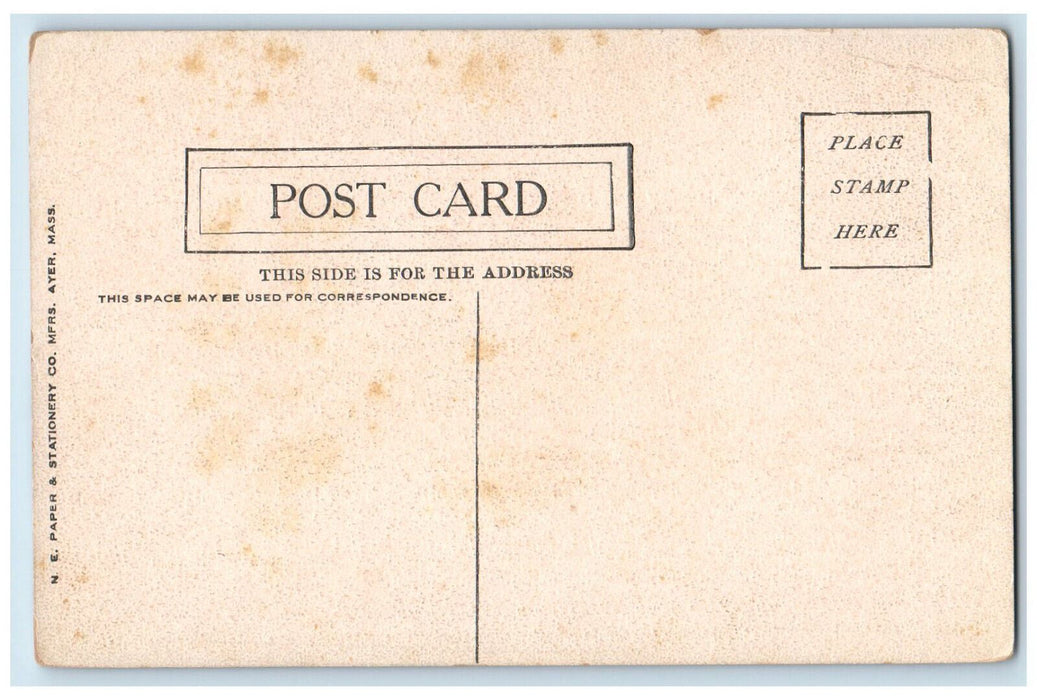 c1910 Public Library Waterville ME Unposted NE Paper & Stationary Co Postcard