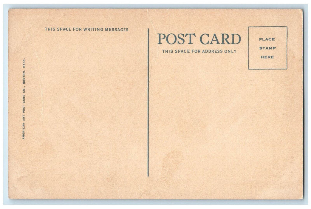 c1950's First Baptist Church & Public Library Waterville Maine ME Postcard
