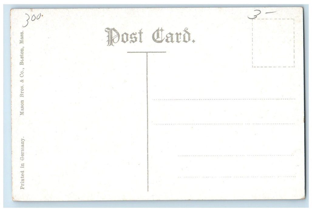 c1910's Springfield Massachusetts Post Office Massachusetts Vintage Postcard