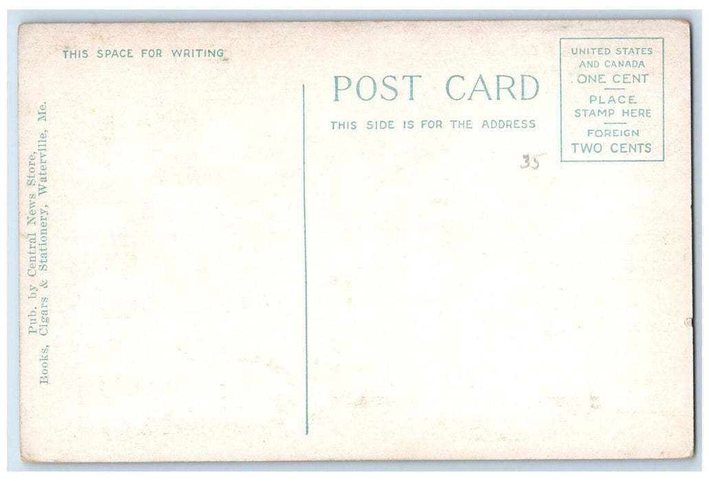 c1910 Dormitories & Campus Colby College, Waterville Maine ME Postcard