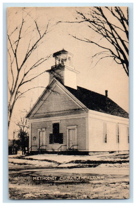 c1940's Methodist Church Enfield New Hampshire NH Unposted Vintage Postcard