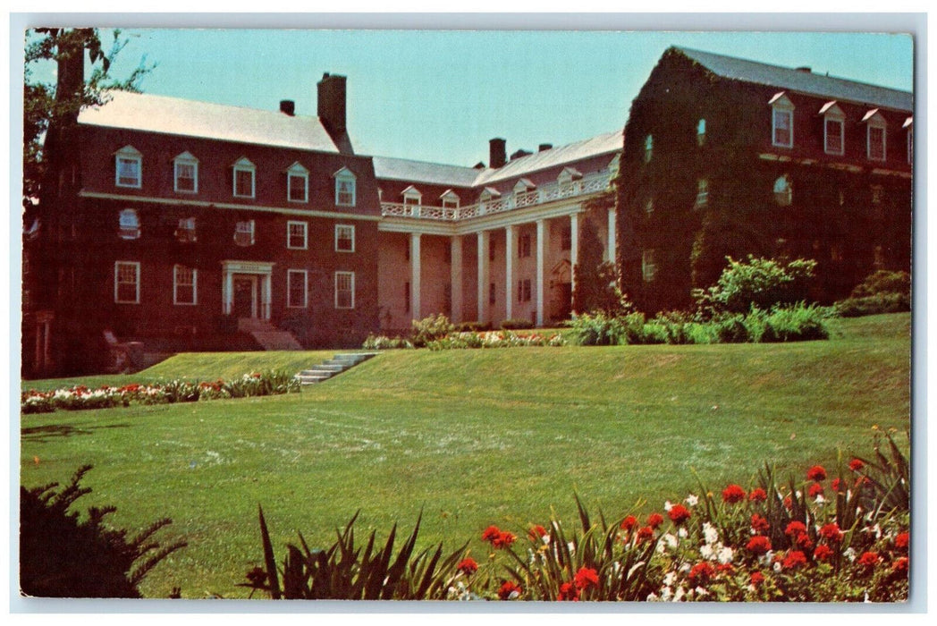 c1950's Woodman-Foss Dormitory Colby College Waterville Maine ME Postcard