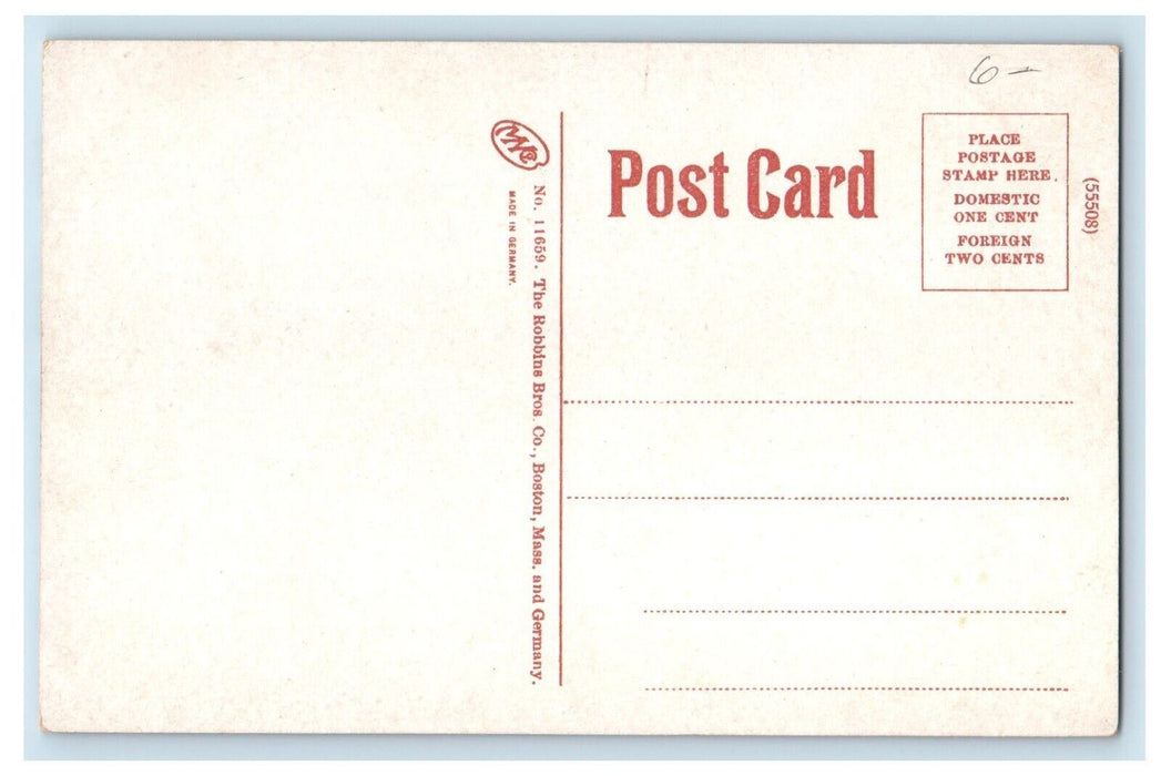 c1910's Public Library Building Exeter New Hampshire NH Antique Postcard