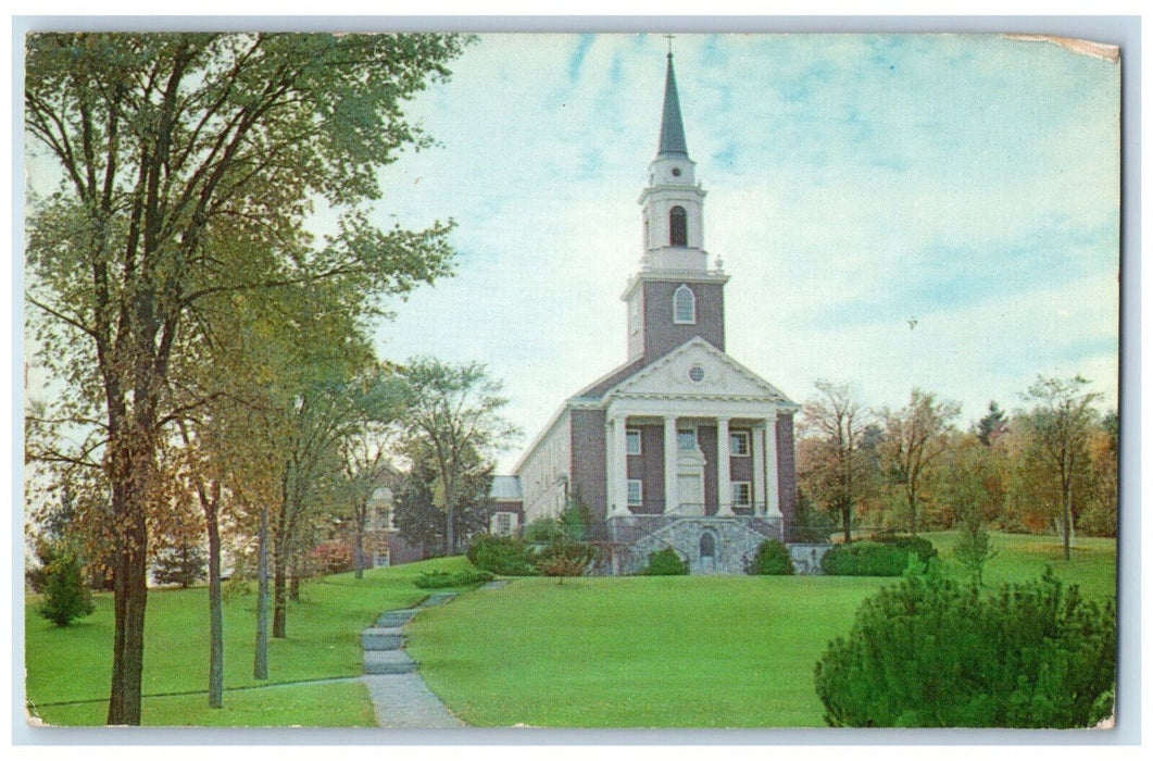1963 Lorimer Chapel Colby College Waterville Maine ME Monroe ME Postcard