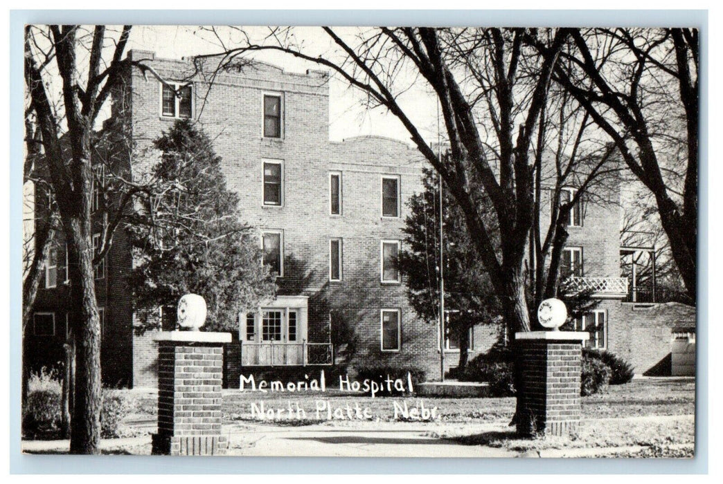 c1910's Memorial Hospital North Platte Nebraska NE Unposted Antique Postcard