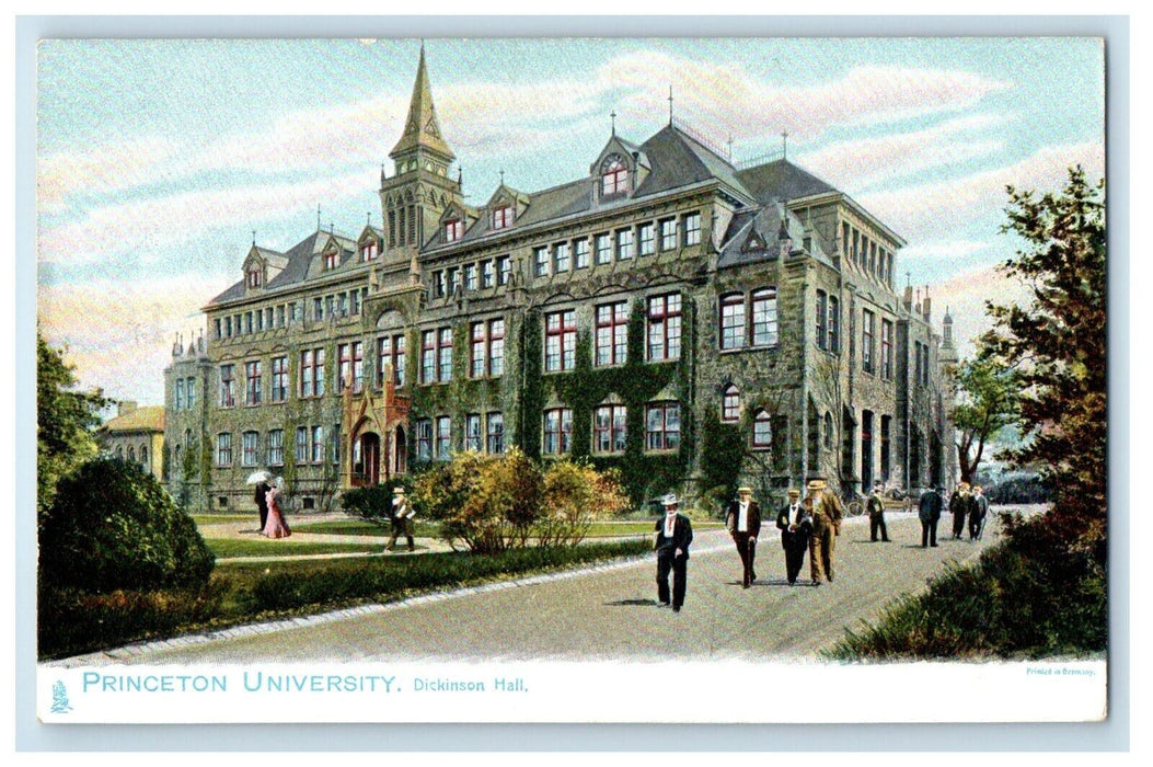c1905 Dickinson Hall Princeton University NJ Antique Unposted Tuck Art Postcard