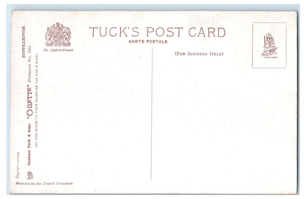 c1910 High Street Southampton England UK Unposted Oilette Tuck Art Postcard