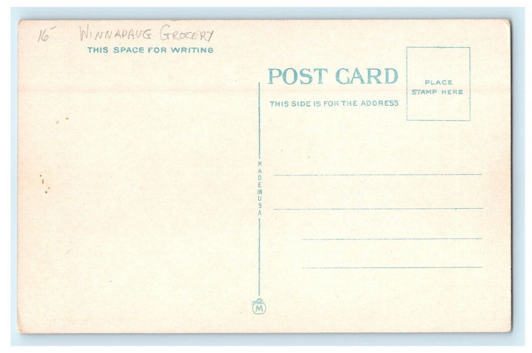 1913 Post Office and Business Center, Pleasant View, Rhode Island, RI Postcard