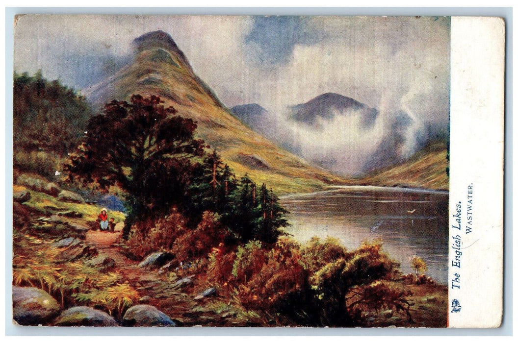 1907 The English Lakes Wastwater England Posted Oilette Tuck Art Postcard