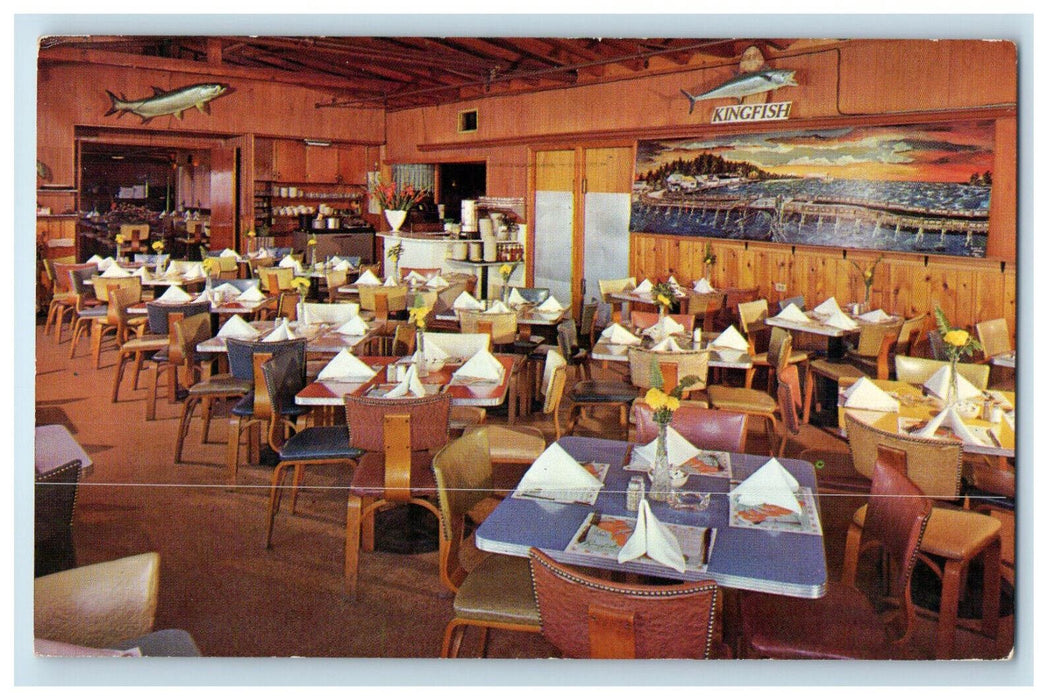 c1960's Kingfish On Top, John's Pass Seafood Treasure Island Florida FL Postcard