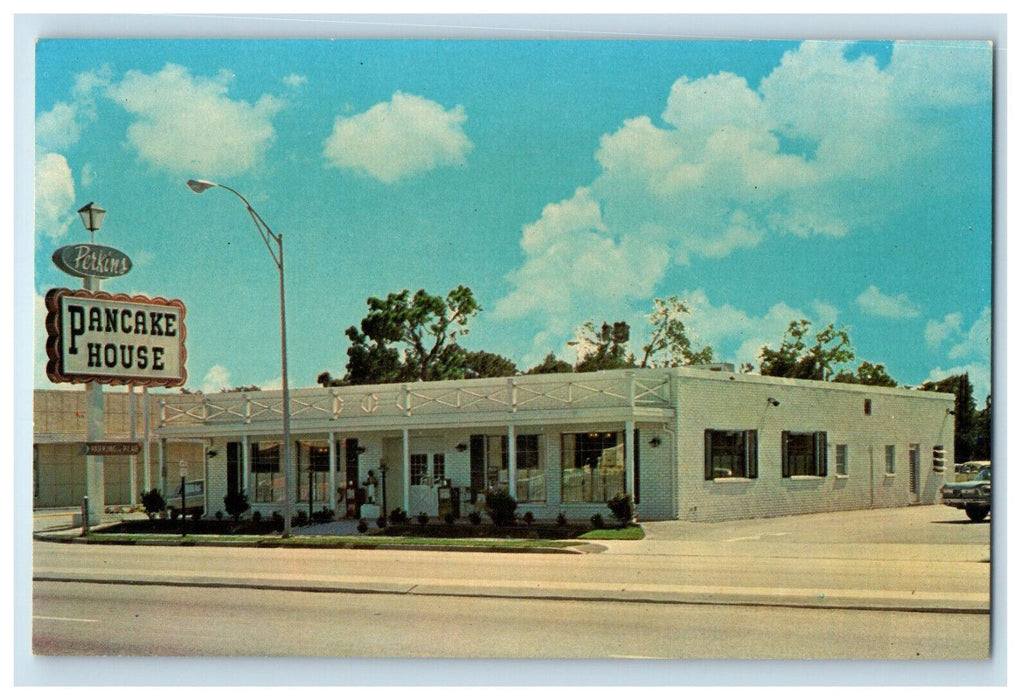 c1950's Entrance View, Perkins Pancake House, St. Petersburg Florida FL Postcard