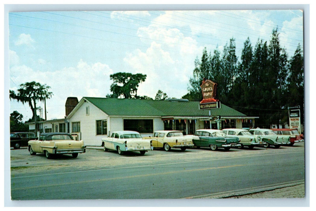 c1950's The Smoke House, Bar-B-Q Restaurant and Catering Service FL Postcard