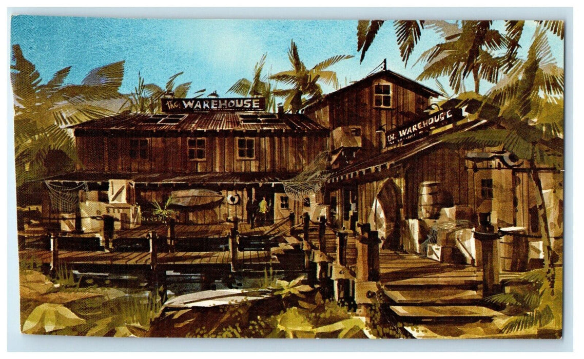 c1960's Warehouse Restaurant Marina Del Rey California Los Angeles CA Postcard