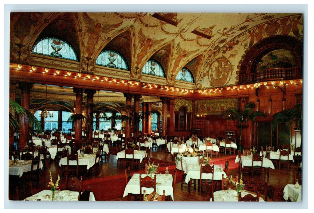 c1960's Dining Room Ponce DeLeon Hotel St. Augustine Florida FL Postcard