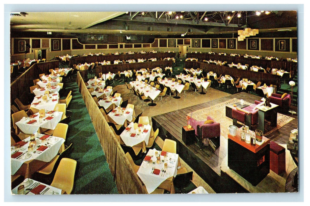 1978 Dining at The Golden Apple Dinner Theatre Sarasota Florida FL Postcard