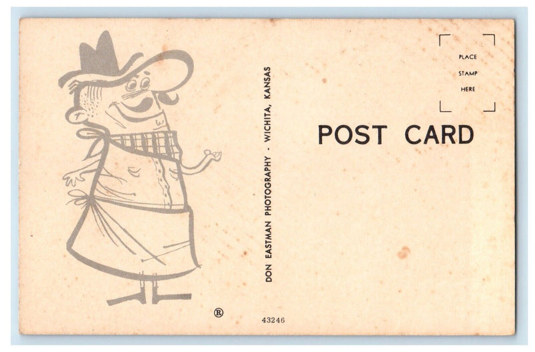 Pizza Hut And Dining Room Wichita Kansas KS, Multiview Unposted Vintage Postcard