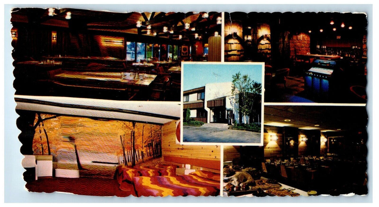 c1960's Restaurant Motel Tourne Sol Rawdon Quebec Canada Multiview Postcard