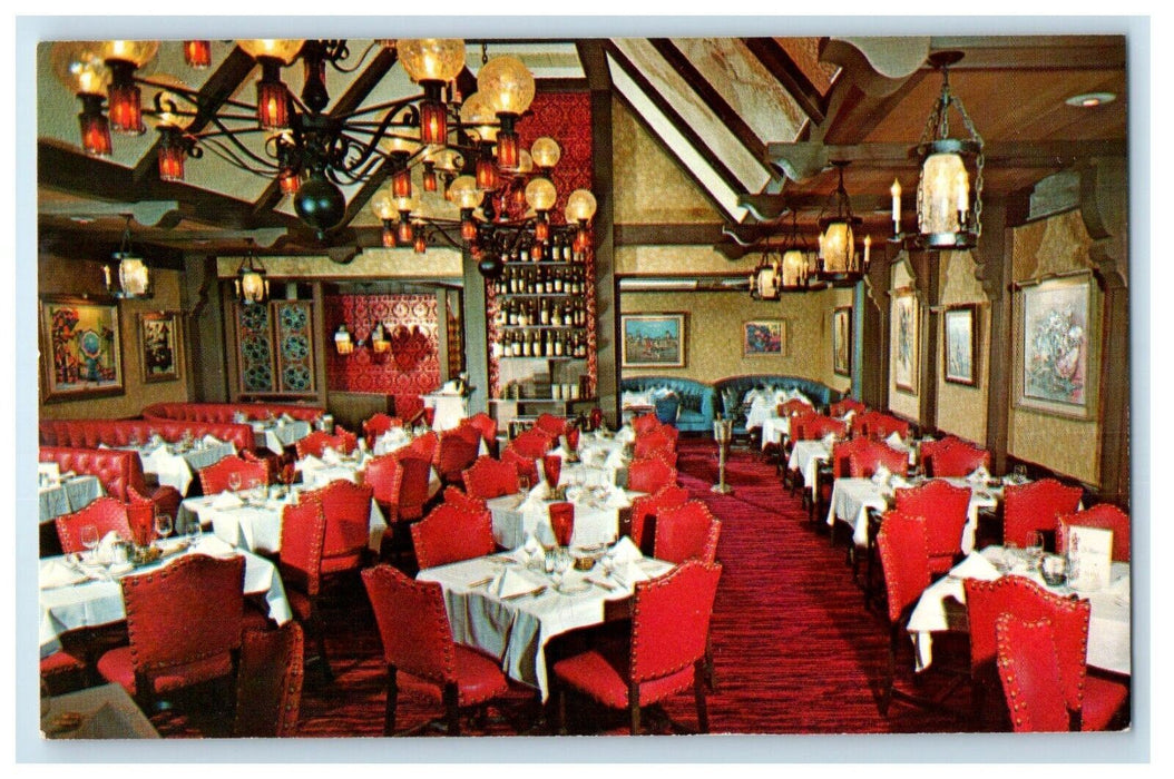 La Stanza Del Arte Luncheon Continental Restaurant And Cocktail Lounge Postcard