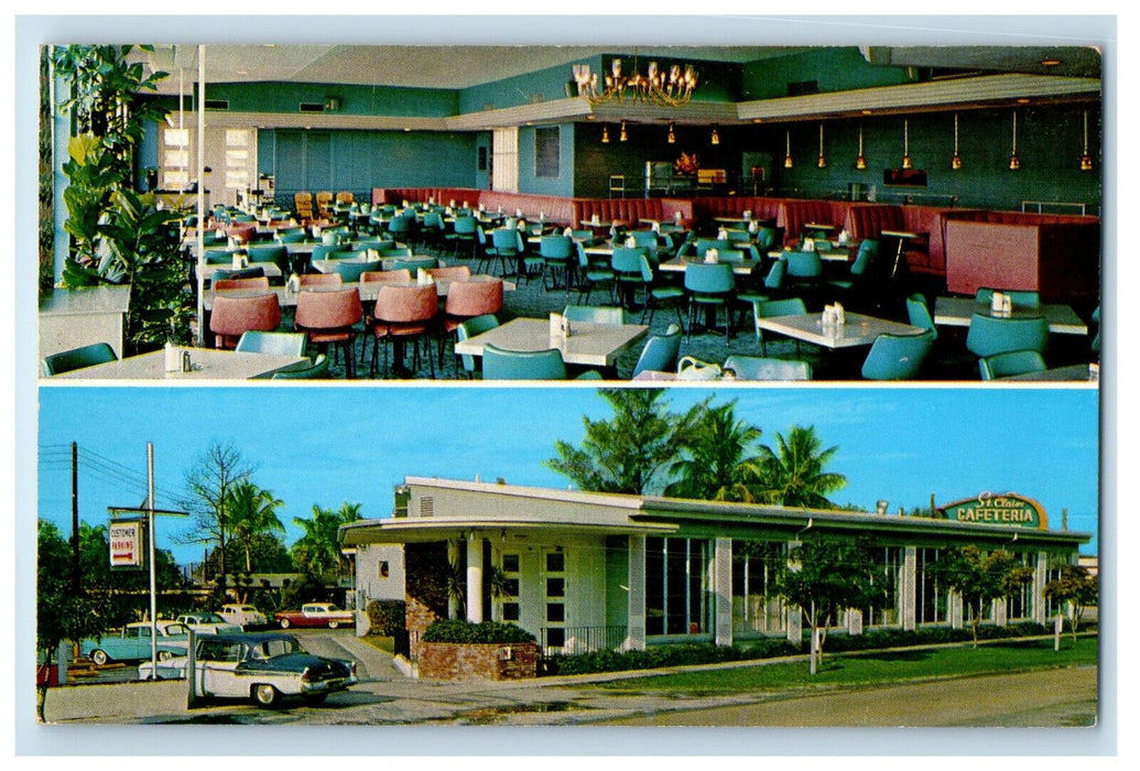 c1960's St. Clairs Sylvania Cafeteria, Tamiami Trail Miami Florida FL Postcard