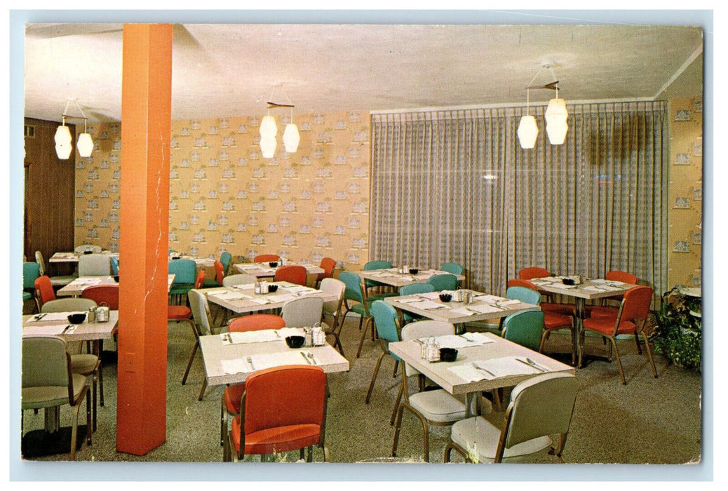 c1950's Dining Area, Guider's Restaurant Mandalay Clearwater Florida FL Postcard