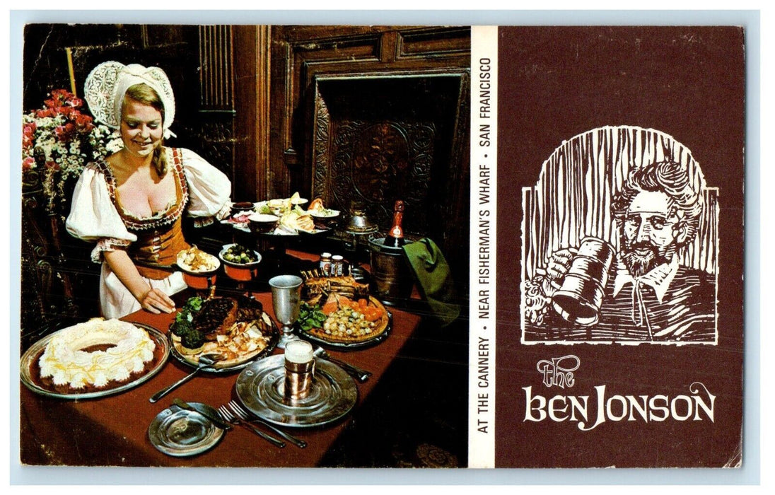c1960's Ben Johnson Elizabeth Cannery Wharf San Francisco CA Restaurant Postcard