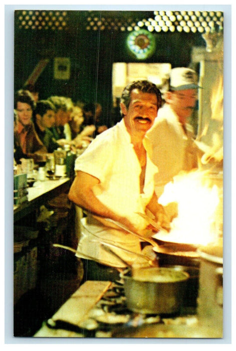 c1960's Little Joes Franco Montarello San Francisco Restaurant CA Postcard