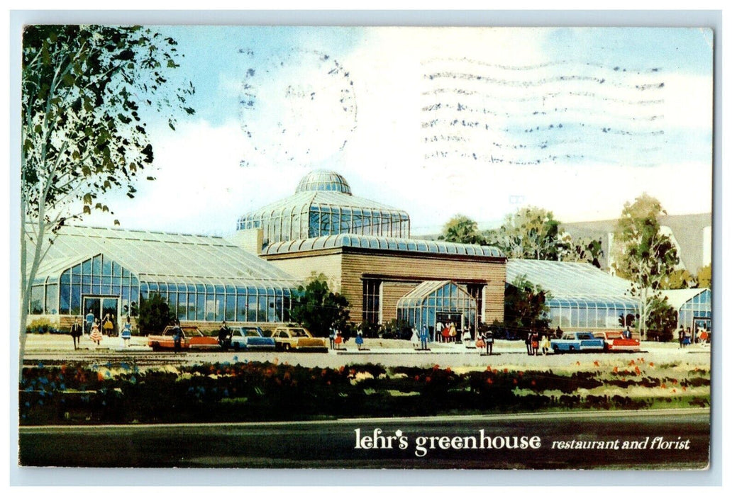 c1981 Lehr's Greenhouse Restaurant Florist Garden San Diego California Postcard