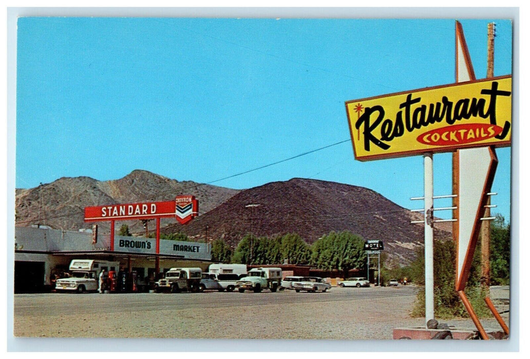 c1960's Old Western General Store Restaurant Shoshone California Postcard