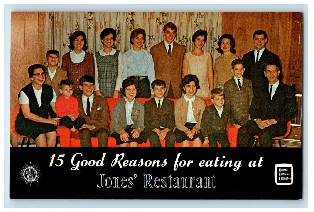 Jone's Restaurant Home Restaurant Bardstown KY Unposted Vintage Postcard