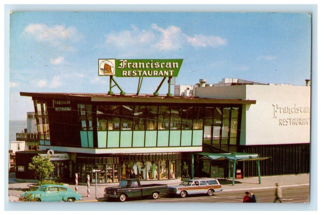 c1967 Francisco Restaurant Fisherman Wharf San Francisco California CA Postcard