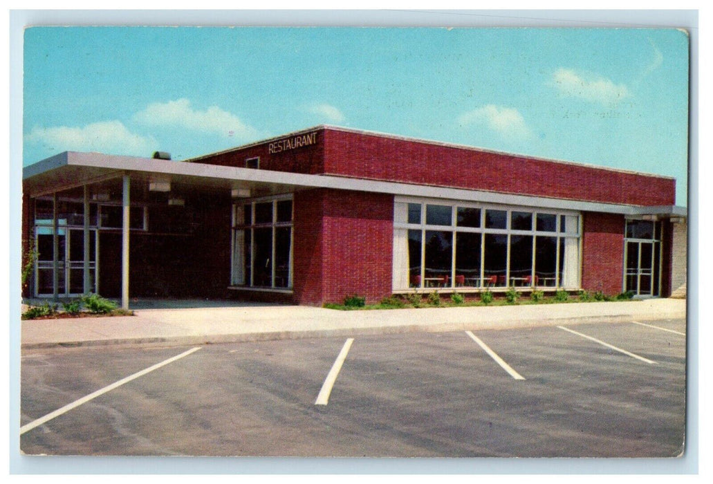 c1950's Glass House Restaurant And Snack Bar Kentucky Turnpike KY Postcard