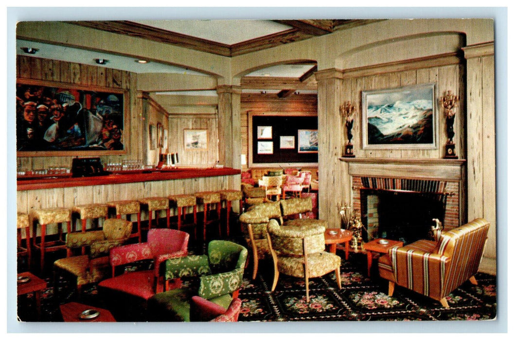 c1960's The Captain's Gallery Lighthouse Inn Restaurant Connecticut CT Postcard