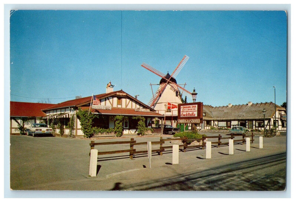 c1960's Solvang California Restaurant Shop Bakeries Berkeley California Postcard