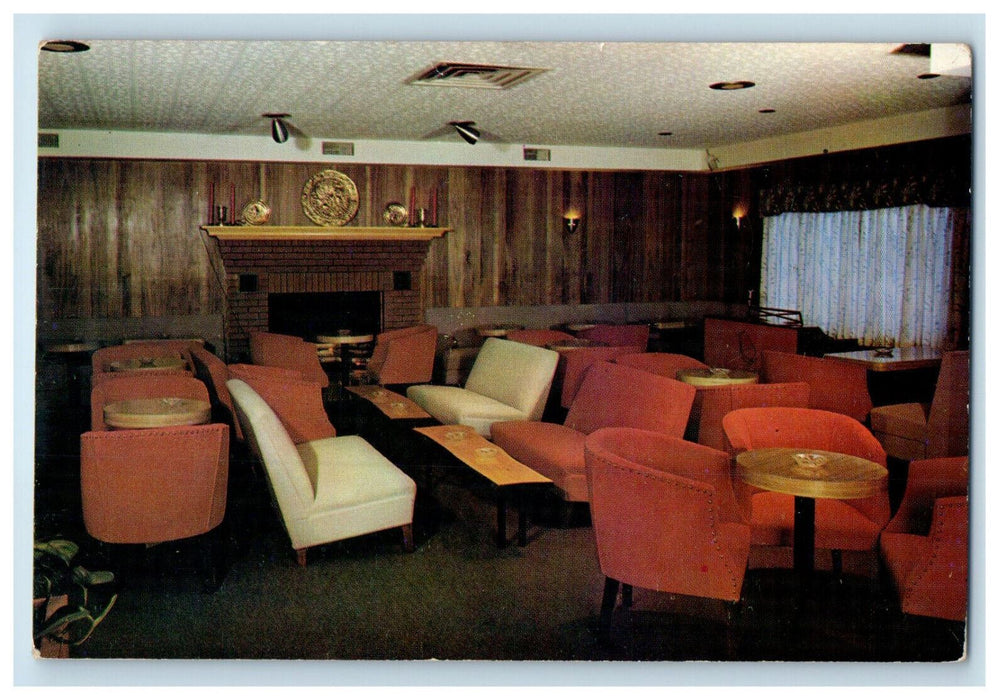 c1950's Hawthorne Inn Restaurant Cocktail Lounge Berlin CT Restaurant Postcard