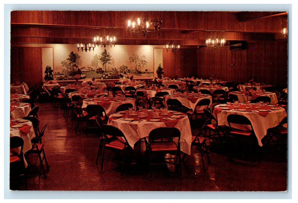 c1960's Bryn Mawr Restaurant Distinctive Catering Monroe Connecticut CT Postcard
