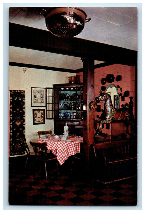 c1960's Horse, Totem, Marjory Hendricks Water Gate Inn, Washington DC Postcard