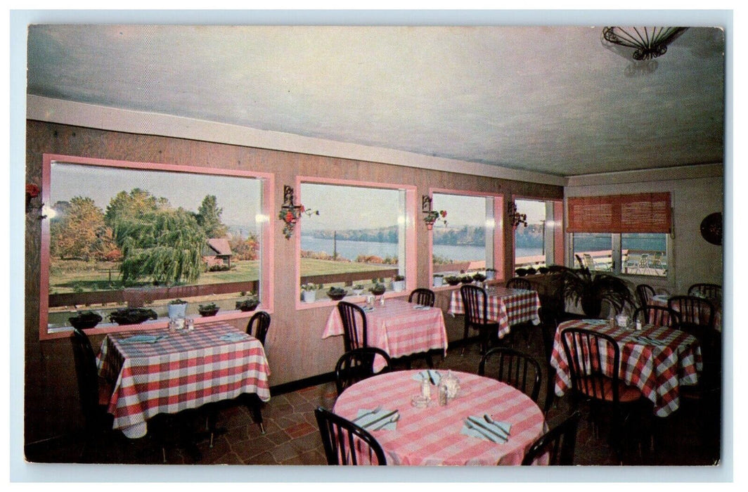 Rivera Motel And Dining Room Holyoke Massachusetts MA Unposted Vintage Postcard