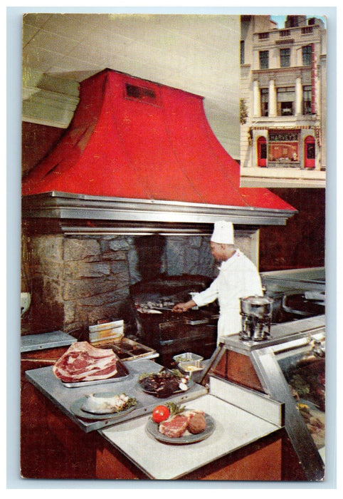 c1960's Harvey's Famous Restaurant In Nation's Capital Washington DC Postcard