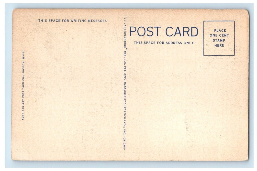 c1930's View Of Wissataquoik Lake Mountain Baxter State Park Maine ME Postcard