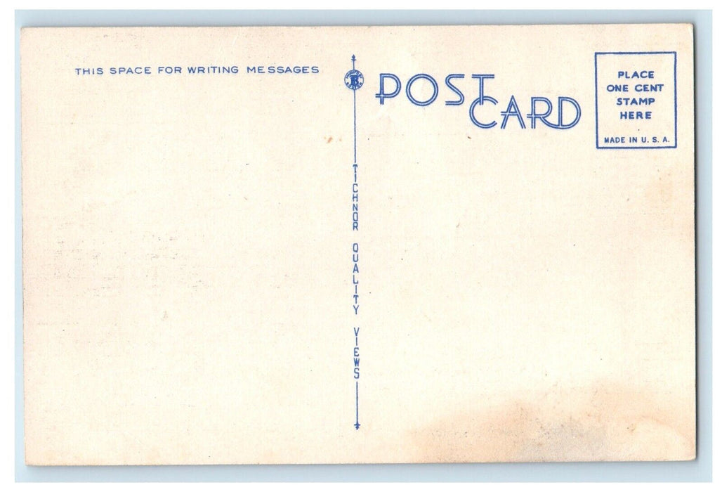 c1930's Greetings From Quoddy Village Maine ME, Multiview Vintage Postcard