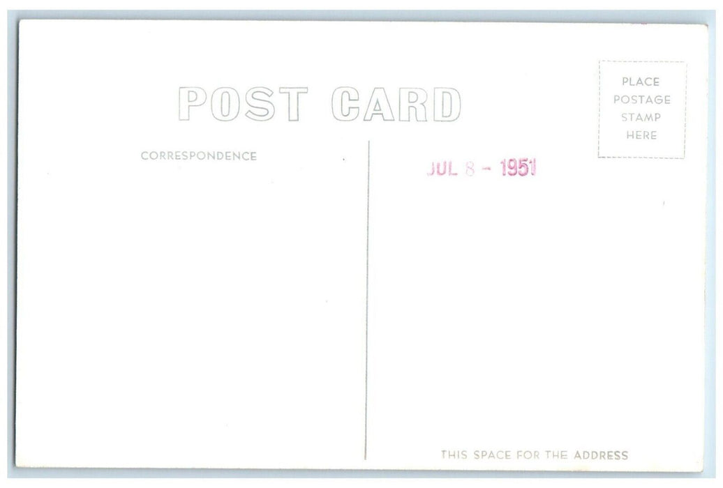 1951 Knife Edge Mesa Verde National Park Colorado CO RPPC Photo Postcard