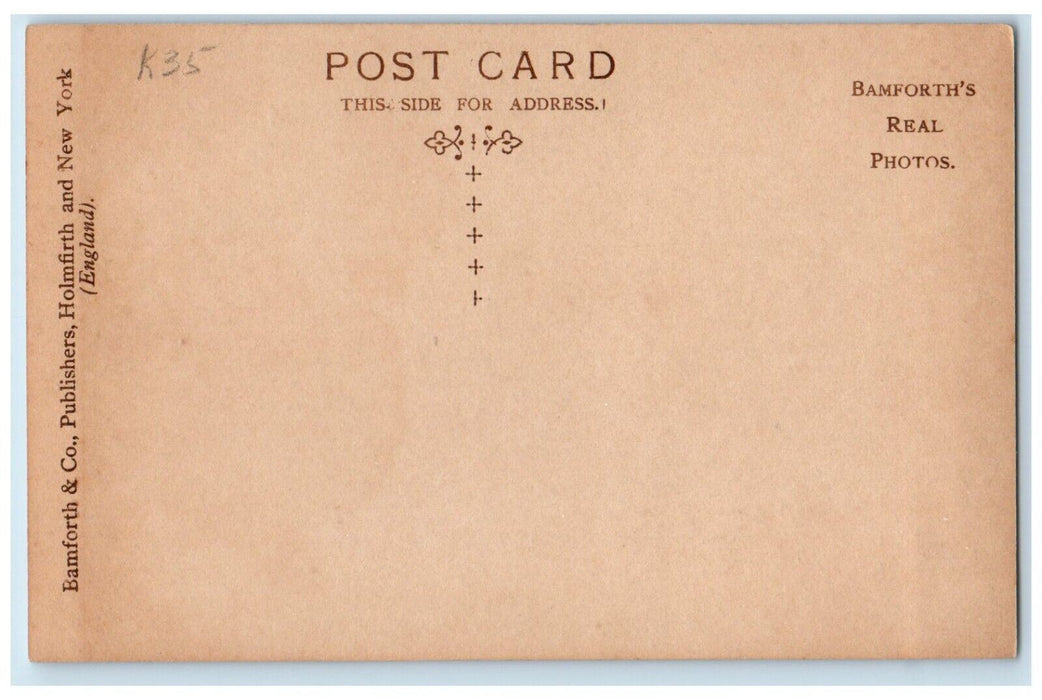 c1907 Bamforth Co."Home Sweet Home" Poverty Funny Comic RPPC Photo Postcard