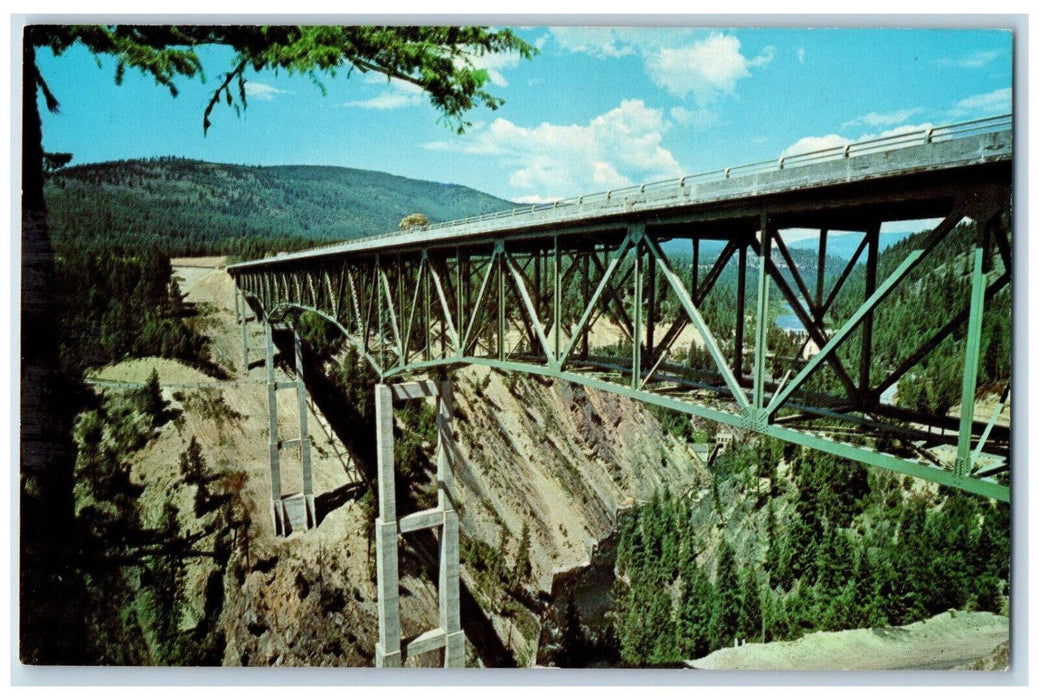 c1960's Moyie River Bridge Highway in North Idaho ID Vintage Postcard