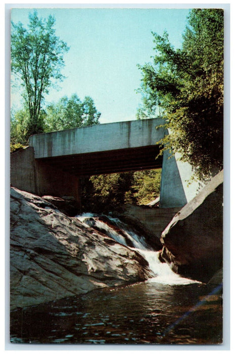c1960's Squaw Brook, Central Adirondack Mountains Indian Lake NY Postcard