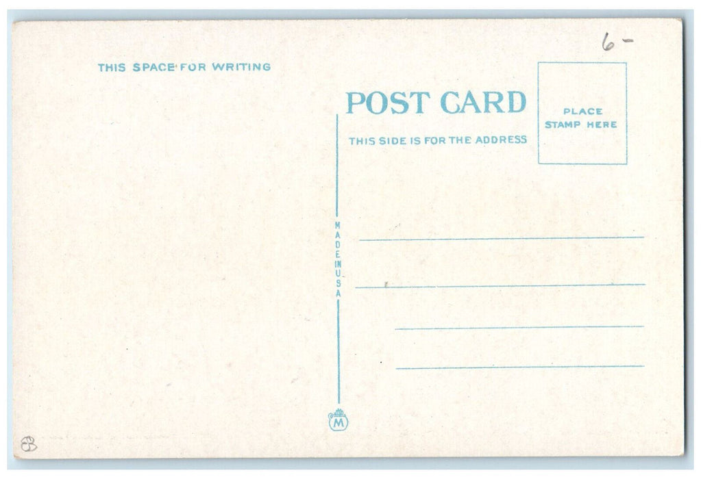 c1920's Car Scene, Entrance to Long Island Railroad Station Brooklyn NY Postcard